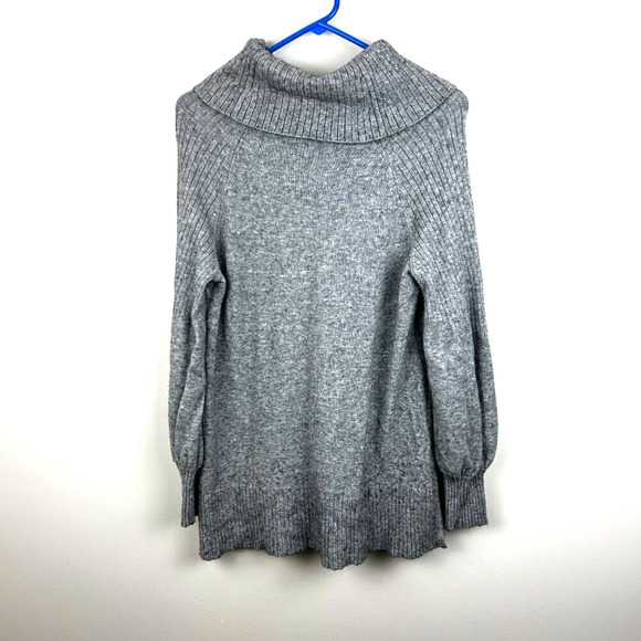 Anthropologie Women’s S Oversized Gray Paloma Long Sleeve Knitted Sweater - Picture 4 of 8